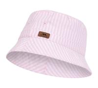 (5 to 7 Years, Pink Peony Stripe) Trespass unisex kids bucket hat lightweight - Berwick