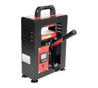 5 Ton Hydraulic Tech Heat Press Machine 900W Manual Rosin Press Dual Plates Heating Presser 1200W 220V Adjustable Pressure/Time/Temperature for Extraction Leather Flowers Plants