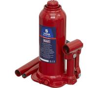 5 Tonne Hydraulic Bottle Jack With Welded Base And 402mm Lift Height For Heavy-Duty Use