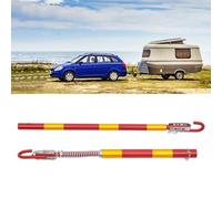5 Tonne Ton Recovery Tow Bar, Heavy Duty Safety Tow Bar Recovery Tow Ball Towing Bar Spring Damper Pole Stabilizer, Length 95cm+88cm