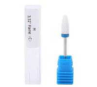 5 Type Ceramic Nail Drill Bits, Nail Drill Bits Polishing Manicure Tools, Cylinder Shape Grinding Head Nail Drill Bit for Manicure Drills Machine(Corn Head)