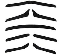 5 Types False Novelty Mustaches Self Adhesive Black Beard Mustaches for Halloween Dress up