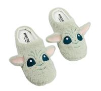 (5 UK-6 UK, Green) Star Wars Unisex Adult Grogu Mule Slippers