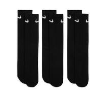 Nike Men's Lightweight Everyday Crew Socks (Pack of 3) in Black | Size: 5-8 Nike Black 5-8