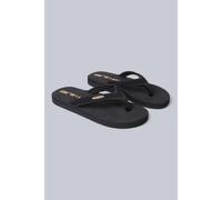 (5 UK, Black) Animal Womens/Ladies Swish Recycled Flip Flops