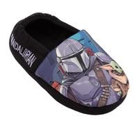 (5 UK, Black/Blue) Star Wars: The Mandalorian Boys Slippers