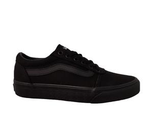 (5 UK, Black Canvas) Vans Womens Ward Low Rise Tonal Trainers Sneakers Shoes - Black