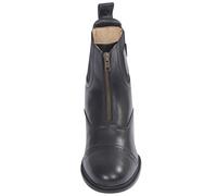 (5 UK, Black) Dublin Evolution Adults Zip Front Leather Paddock Boots