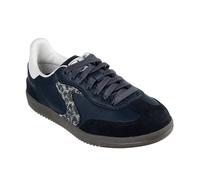 (5 UK, Black) Skechers Womens/Ladies Leopard Print Leather Low Cut Trainers