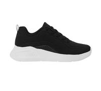 (5 UK, Black/White) Skechers Womens/Ladies Bob Buno Logo Trainers