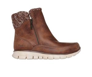 (5 UK, Brown) Skechers Womens/Ladies Synergy Lovely Collab Vegan Leather Ankle Boots