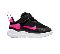 (5 UK Child, Black/Pink) Nike Baby Revolution 7 Swoosh Mesh Trainers