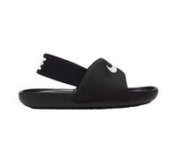 (5 UK Child, Black/White) Nike Toddler Kawa Swoosh Slides