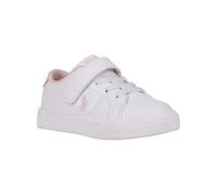 (5 UK Child, White/Pink) Ralph Lauren Childrens/Kids Sutton Trainers