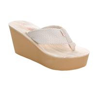 (5 UK, Cream) Rocket Dog Womens/Ladies Diver Wedge Sandals