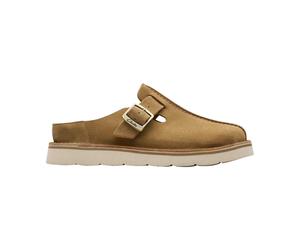 (5 UK, Dark Sand) Clarks Womens/Ladies Solsbury Suede Flat Mules