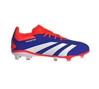 (5 UK, Lucid Blue/Cloud White/Solar Red) Adidas Childrens/Kids Predator Elite Firm Ground Football Boots