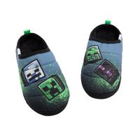 (5 UK, Multicoloured) Minecraft Boys Graffiti Slip-on Slippers