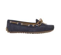 (5 UK, Navy) Chatham Womens/Ladies Suede Flat Boat Shoes