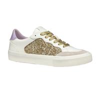 (5 UK, Optic White/Light Gold) Geox Womens/Ladies D Emmeleny Trainers