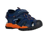 (5 UK, Royal Blue/Orange) Geox Boys Borealis Sandals
