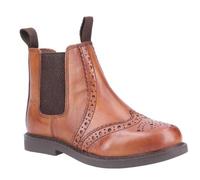 (5 UK, Tan) Cotswold Childrens/Kids Nympsfield Leather Chelsea Boot
