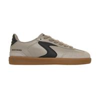 (5 UK, Taupe) Skechers Boys Hotshot Varsity Leather Trainers