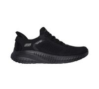 (5 UK, Triple Black) Skechers Womens/Ladies BOBS Sport Squad Chaos Flat Trainers