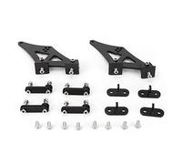 5" Universal Car CNC Aluminum Alloy Rear Wing Trunk Racing Tail Spoiler Legs Mount Brackets, High Strength Lightweight Spoiler Mounting Brackets, Aerodynamic Rear Wing Legs with Po