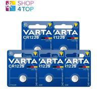 5 VARTA CR1225 LITHIUM COIN CELL BATTERIES 3V 48mAh NO MERCURY EXP 2033 1BL NEW