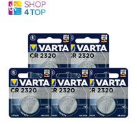 5 VARTA CR2320 LITHIUM COIN CELL BATTERIES 3V 135mAh NO MERCURY EXP 2032 1BL NEW