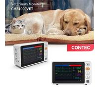 5" Veterinary VET Handheld Patient Monitor,ECG NIBP SPO2 Pulse Rate,Temp,Pet
