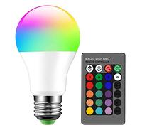 5 W colour LED bulb, multiple colour choices, remote control can be controlled, AC85-265 V, size: 60 x 110 mm.