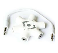 5 Way 3.5mm Stereo Jack Splitter Adapter Multi Headphone Audio Distribution