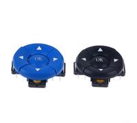 5-Way Direction Combination Switch for A14 Cap Applications with Arrow OK Function and For B3F-4055 Terminal Mapping (Black)