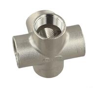 5-Way NPT Pipe Fitting 304 Stainless Steel Internal Thread Cross for Complex Plumbing Networks - Joint 1 Inch(3/4 INCH)