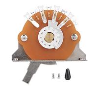 5 Way Pickup Selector Switch, Electric Guitar Switch Replacement Parts, Solid Blade Switch with Smooth Feel, Zinc Alloy ABS Copper Construction, Easy to Install for Guitar Tone Con (Three-position