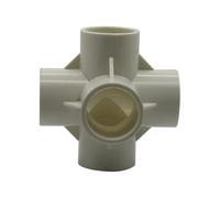 5-Way Pipe Joint Inner Diameter 20mm 25mm 32mm Agriculture Garden Irrigation Water Pipe Adapter Garden Accessories 1 Pcs(ID25mm 5-Way)