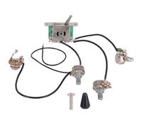 5-way Switch + 500k Pots + Knobs Wiring Harness for Strat Stratocaster Guitar