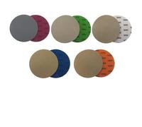 5" Wet Dry Sanding Discs, 25pcs 125mm Hook & Loop Silicon Carbide Sandpaper Assorted Grits 3000-10000 for Polishing