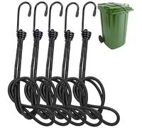 5 Wheelie Bin Locks UK, Tough Bin Locks Wheelie, No Drilling Wheelie Bin Clips Secure Contents From Spilling Stop Wind or Vandals Tipping Easy Fitting