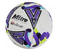 (5, White/Electric/Violet/Vibrant Lime) Mitre WFA Cup 2024-2025 Training Football