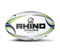 (5, White) Rhino Cyclone Rugby Ball