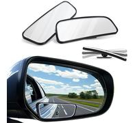 5" Wide Rectangle Car Blind Spot Mirror, Car Side Mirror, Blind Spot Mirror, Horizontal Viewing Angle Rear View Blind Spot Mirrors for Car SUV(Framed, Pack of 2)