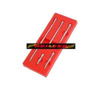 5 X 1/4" DRIVE EXTENSION BAR SET WOBBLE BAR END 50MM 75MM 150MM 225MM 5 PIECE KIT