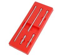 5 X 1/4" DRIVE EXTENSION BAR SET WOBBLE BAR END 50MM 75MM 150MM 225MM 5 PIECE KIT