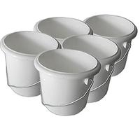 5 x 1 Litre Plastic Paint Kettles