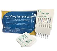 5 x 10-in-1 Rapid Drug Test Urine Dip Cards - Test for use of Cocaine, Heroin, Speed, Methadone, Benzo's, Ecstasy, Cannabis, Morphine, Subutex, Barbs in 1 Test