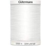 5 x 1000mtr Gutermann Premium Polyester Sew All Thread - Colour 111 Off White