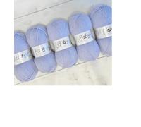 5 x 100g Baby Wool, Babycare 4 Ply Quality Acrylic Knitting Yarn Packs of Five